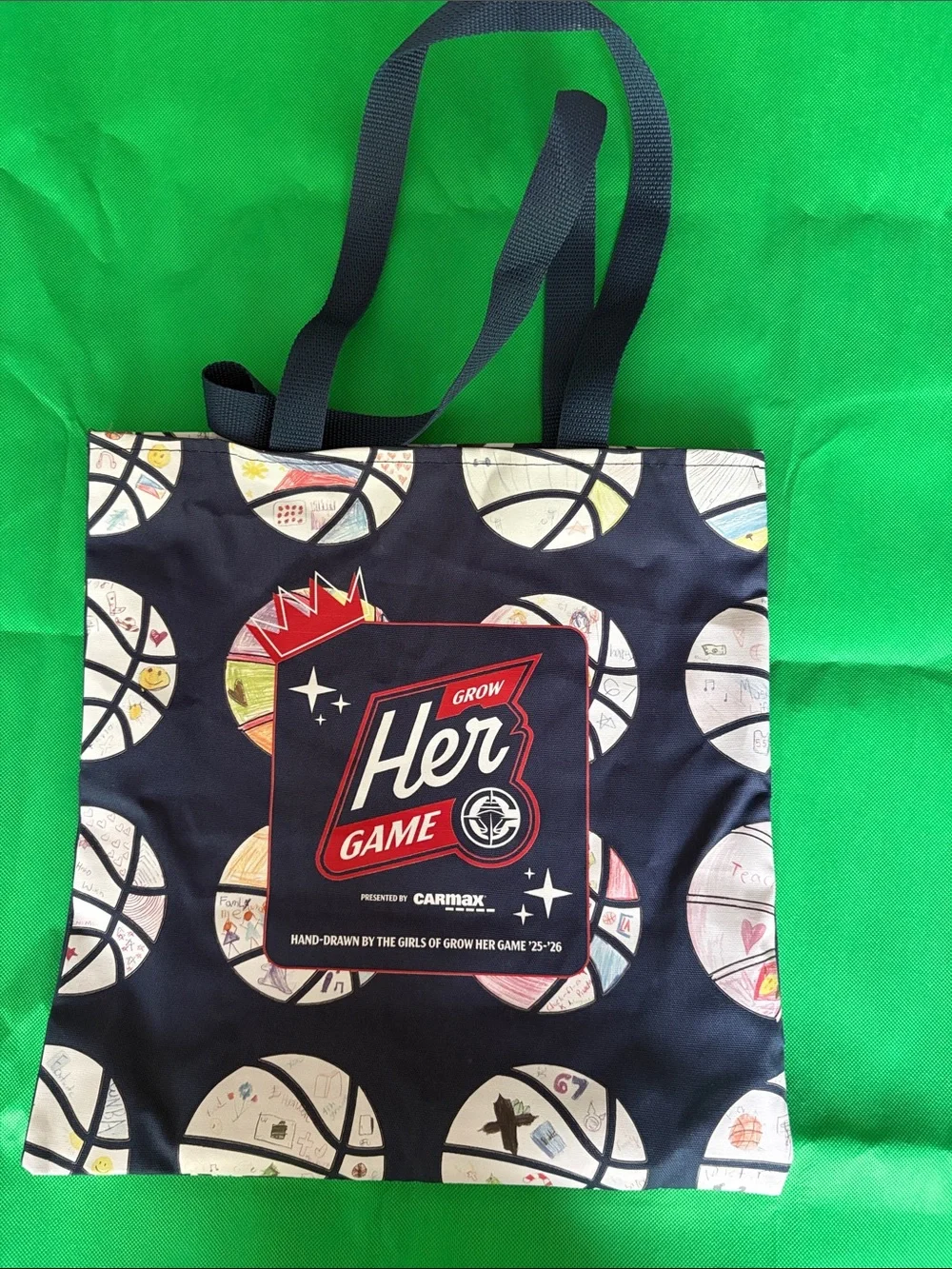 Navy Graphic Tote Bag- Los Angeles clippers